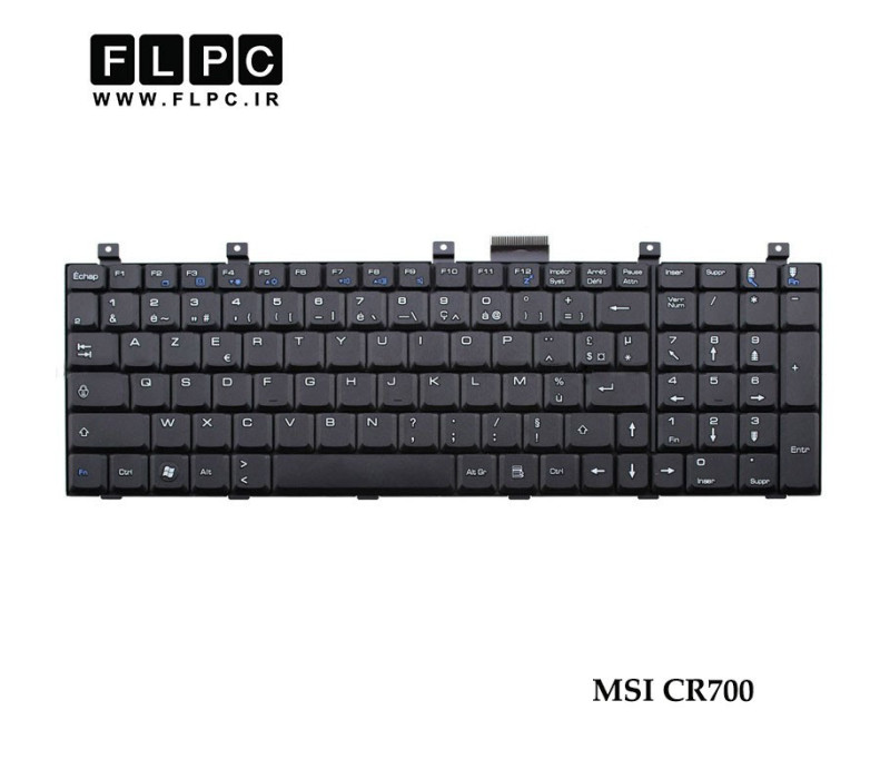 کیبورد لپ تاپ ام اس آی MSI Laptop Keyboard CR700 مشکی