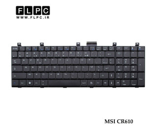 کیبورد لپ تاپ ام اس آی MSI Laptop Keyboard CR610 مشکی