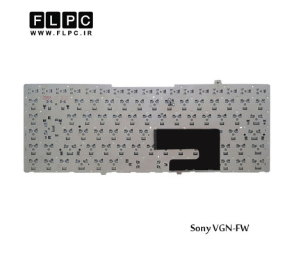 کیبورد لپ تاپ سونی Sony Laptop Keyboard VGN-FW سفید-اینتر بزرگ-بدون فریم