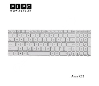 کیبورد لپ تاپ ایسوس Asus Laptop Keyboard K52 سفید