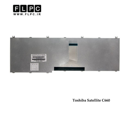 کیبورد لپ تاپ توشیبا Toshiba Laptop Keyboard Satellite C660 سفید