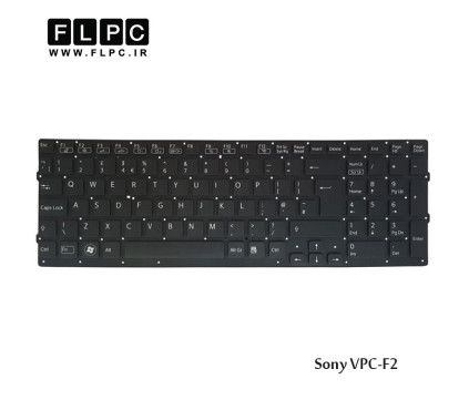 کیبورد لپ تاپ سونی Sony Laptop Keyboard VPC-F2 مشکی-اینتر بزرگ-بدون فریم