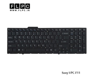کیبورد لپ تاپ سونی Sony Laptop Keyboard VPC-F11 مشکی-بدون فریم