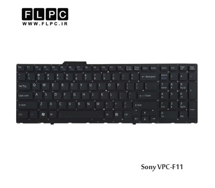کیبورد لپ تاپ سونی Sony Laptop Keyboard VPC-F11 مشکی-بدون فریم