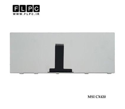 کیبورد لپ تاپ ام اس آی MSI Laptop keyboard CX420 مشکی-فلت صاف