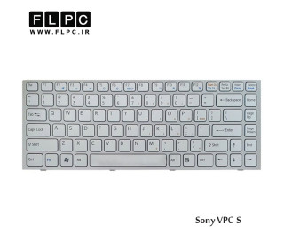 کیبورد لپ تاپ سونی Sony Laptop Keyboard VPC-S سفید-بافریم