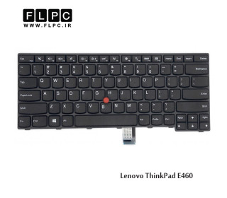 کیبورد لپ تاپ لنوو Lenovo Laptop Keyboard ThinkPad E460 مشکی-با موس-با فریم