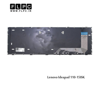 کیبورد لپ تاپ لنوو Lenovo Ideapad 110-15 مشکی-بافریم -با دکمه پاور-فلت کنار