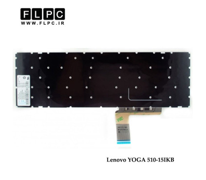 کیبورد لپ تاپ لنوو Lenovo Laptop Keyboard YOGA 510-15IKB مشکی-بدون فریم