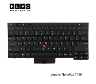 کیبورد لپ تاپ لنوو Lenovo Laptop Keyboard ThinkPad T430 مشکی-باموس-بافریم-به همراه کلید پاور