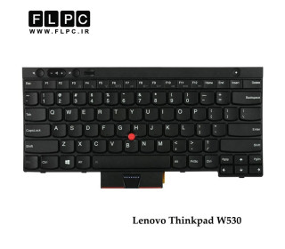 کیبورد لپ تاپ لنوو Lenovo Laptop Keyboard ThinkPad W530 مشکی-باموس-بافریم-به همراه کلید پاور