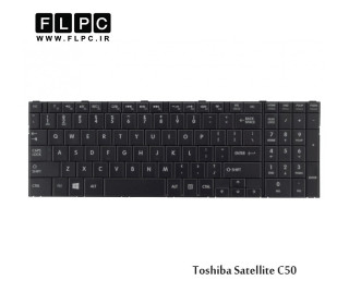 کیبورد لپ تاپ توشیبا Toshiba Satellite C50 Laptop Keyboard مشکی