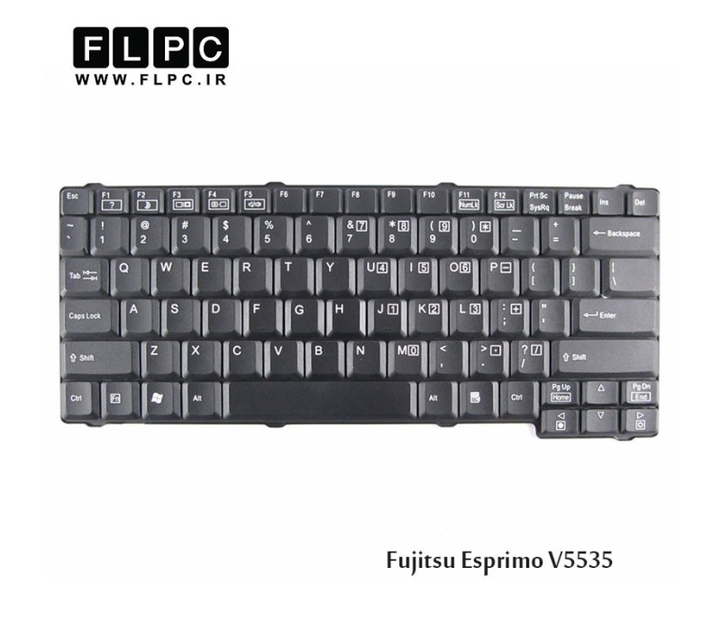 کیبورد لپ تاپ فوجیتسو Fujitsu Laptop Keyboard Esprimo V5535 مشکی