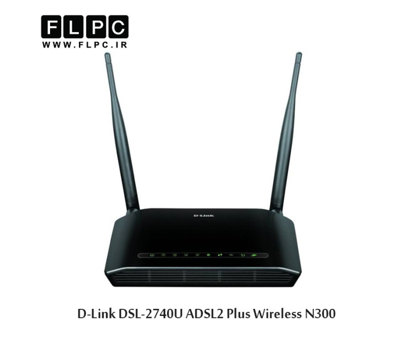 مودم روتر ADSL2 Plus بی سیم N300 دی-لینک مدل DSL-2740U