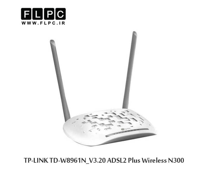 مودم روتر ADSL2 Plus بی سیم N300 تی پی-لینک مدل TD-W8961N_V3.20
