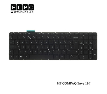 کیبورد لپ تاپ اچ پی HP Laptop Keyboard COMPAQ Envy 15-J مشکی- اینترکوچک- بدون فریم