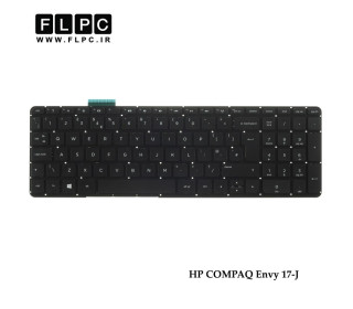 کیبورد لپ تاپ اچ پی HP Laptop Keyboard COMPAQ Envy 17-J مشکی- اینترکوچک- بدون فریم