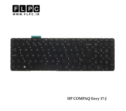 کیبورد لپ تاپ اچ پی HP Laptop Keyboard COMPAQ Envy 17-J مشکی- اینترکوچک- بدون فریم