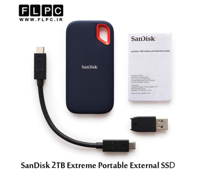 اس اس دی اکسترنال سن دیسک / SanDisk 2TB SDSSDE60-2TB-G25 Portable External SSD