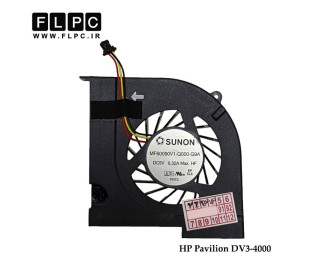 فن لپ تاپ اچ پی DV3-4000 سه سیم HP Pavilion DV3-4000 Laptop CPU Fan