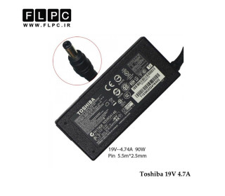 آداپتور لپ تاپ توشیبا 19ولت 4.7 آمپر 90 وات / Toshiba Laptop Adaptor 19V 4.7A 90W
