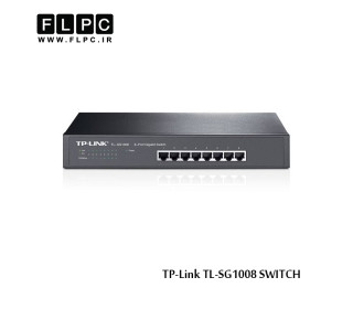 سوییچ 8 پورت گیگابیت و دسکتاپ/رکمونت تی پی-لینک مدل TL-SG1008