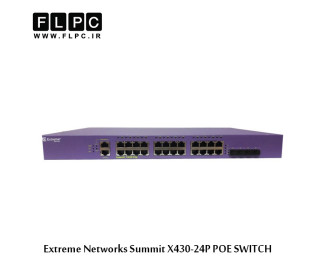 سوییچ 24 پورت POE اکستریم نتورکس مدل Summit X430-24P