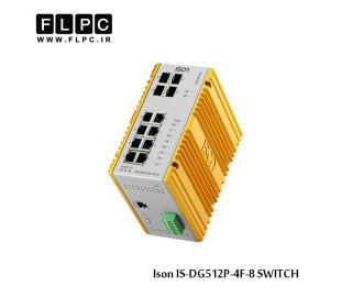سوئیچ صنعتی آیسون مدل IS-DG512P-4F-8