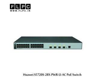 سوئیچ 24 پورت PoE هوآوی مدل S5720S-28X-PWR-LI-AC