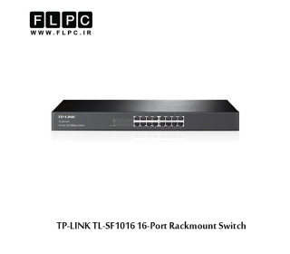 سوییچ 16 پورت مگابیتی و رکمونت تی پی-لینک مدل TL-SF1016