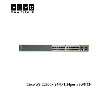 سوییچ 24 پورت سیسکو مدل WS-C2960X-24PD-L