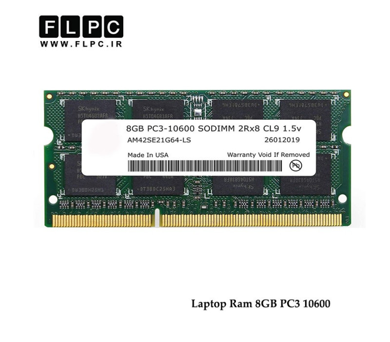 رم لپ تاپ 8 گیگابایت کارکرده / (1333 - Laptop Ram 8GB (DDR3 - PC3) (10600