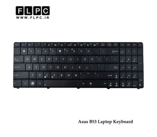 کیبورد لپ تاپ ایسوس Asus B53 Laptop Keyboard مشکی-بدون فریم