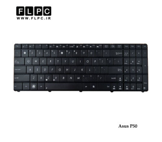 کیبورد لپ تاپ ایسوس Asus P50 Laptop Keyboard مشکی-بدون فریم