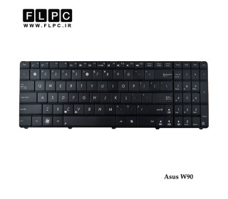 کیبورد لپ تاپ ایسوس Asus W90 Laptop Keyboard مشکی-بدون فریم