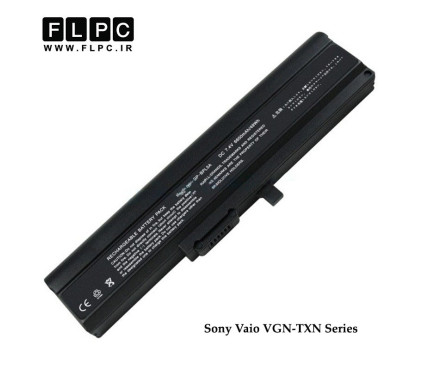 باطری لپ تاپ سونی Sony Vaio VGN-TXN Series Laptop Battery -6cell مشکی