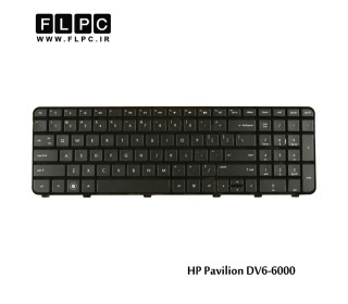 کیبورد لپ تاپ اچ پی DV6-6000 مشکی-با فریم HP Pavilion DV6-6000 Laptop Keyboard
