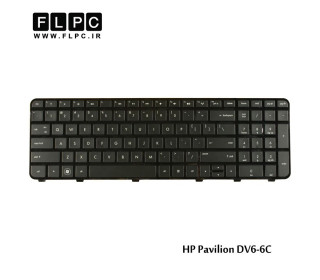 کیبورد لپ تاپ اچ پی HP Laptop Keyboard Pavilion DV6-6C مشکی-با فریم