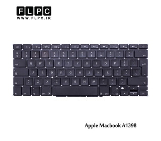 کیبورد لپ تاپ اپل A1398 اینتر بزرگ Apple Macbook A1398 Laptop Keyboard