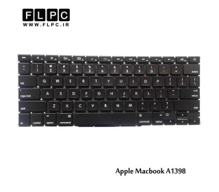 کیبورد لپ تاپ اپل A1398 اینتر کوچک Apple MacBook A1398 Laptop Keyboard
