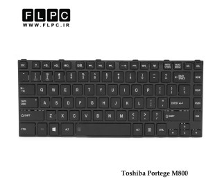 کیبورد لپ تاپ توشیبا Toshiba Portege M800 Laptop Keyboard مشکی- بافریم