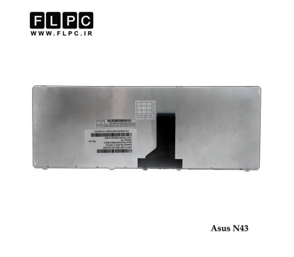 کیبورد لپ تاپ ایسوس Asus N43 Laptop keyboard مشکی-بدون فریم