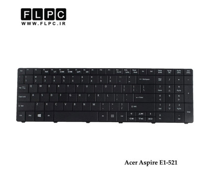 کیبورد لپ تاپ ایسر Acer Aspire E1-521 Laptop Keyboard مشکی-با دکمه پهن
