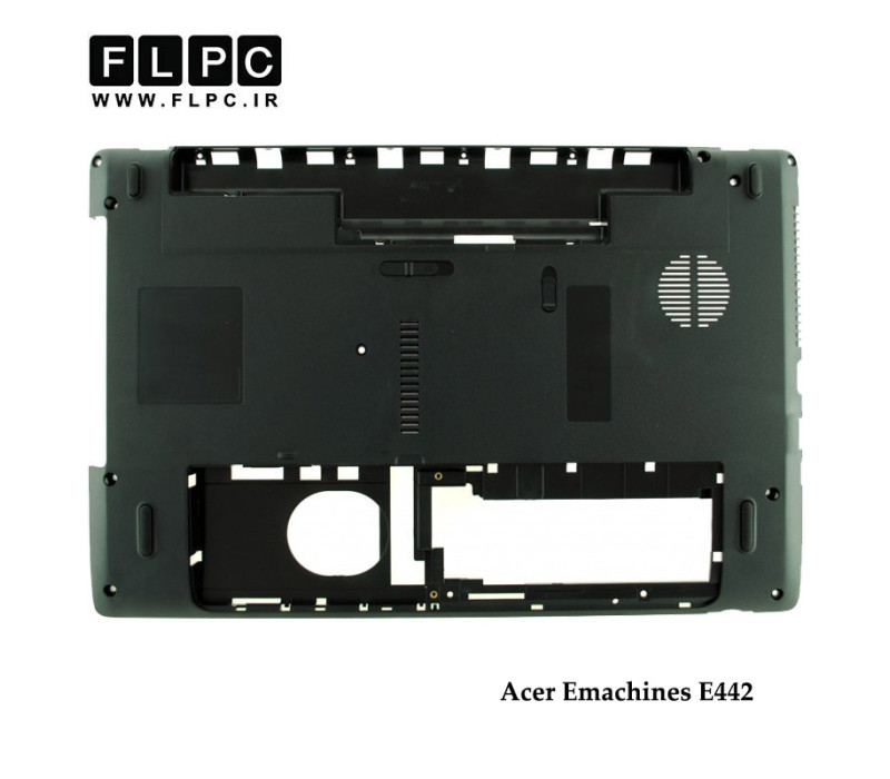 قاب کف لپ تاپ ایسر Acer Emachines E442 Laptop Bottom Case _Cover D مشکی - رم ریدر سمت چپ