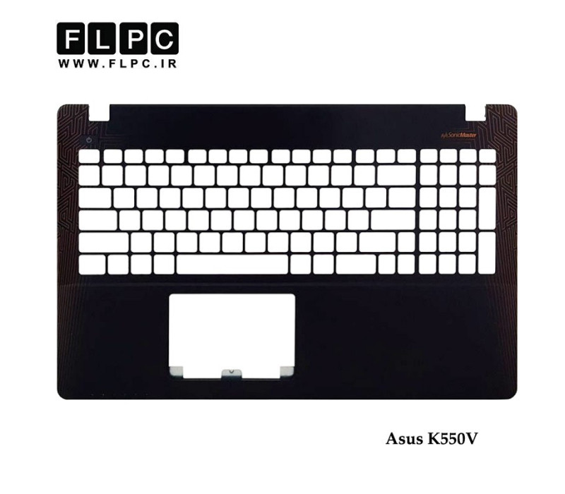 قاب دور کیبورد لپ تاپ ایسوس Asus K550V Laptop Palmrest Case _Cover C مشکی - اینتر کوچک