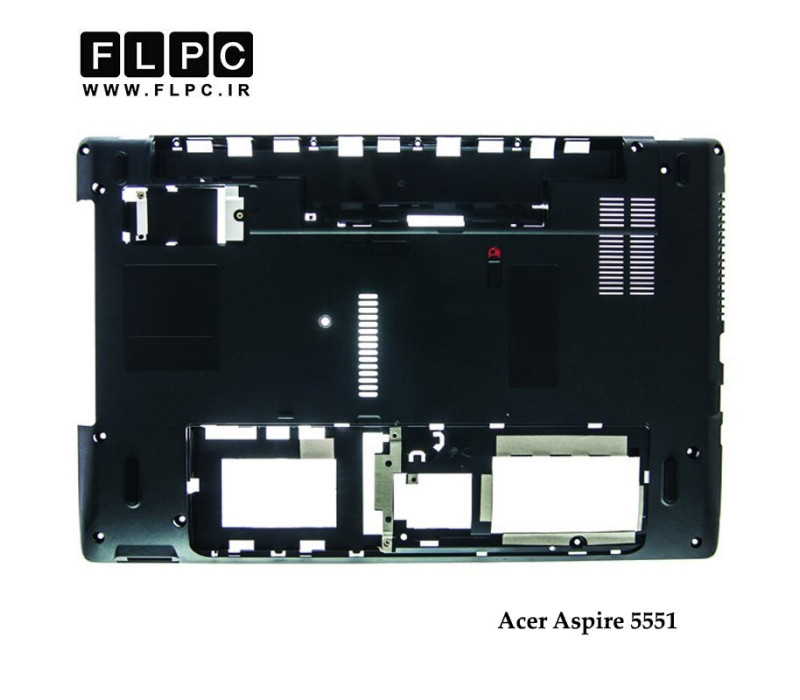 قاب کف لپ تاپ ایسر Acer Aspire 5551 Laptop Bottom Case _Cover D مشکی-رم ریدر سمت راست