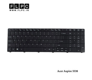 کیبورد لپ تاپ ایسر Acer Aspire 5538 Laptop Keyboard مشکی - با دکمه پهن