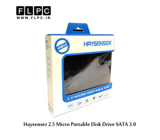 باکس هارد لپ تاپ 2.5 اینچ USB 3.0 مدل Haysenser مشکی Haysenser 2.5 Micro Portable box Sata