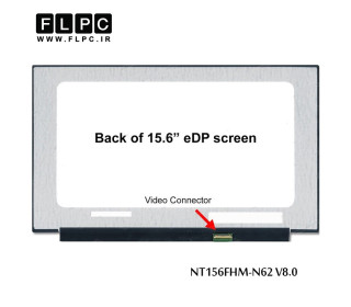 ال ای دی لپ تاپ 15.6 _ NT156FHM-N62 V8.0 _ نازک مات 30پین FHD-IPS بدون جاپیچ