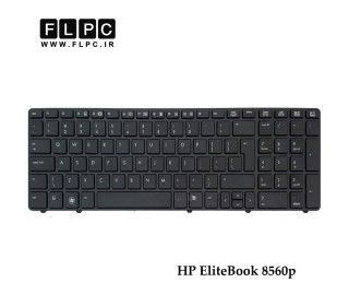 کیبورد لپ تاپ اچ پی 8560P مشکی - بدون موس - سه پیچ HP EliteBook 8560p Laptop Keyboard